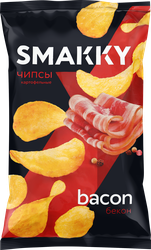 Чипсы картофельные SMAKKY со вкусом бекона, 180г