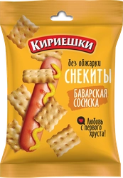 Крекеры КИРИЕШКИ Снекиты Баварская сосиска, 60г