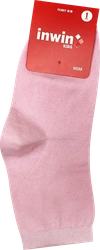 Носки детские INWIN Kids, высокая посадка, розовый меланж, Арт. BKSU-01-HP