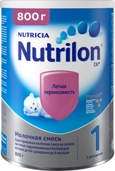 Смесь молочная NUTRILON ГА 1, с рождения, 800г