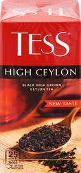 Чай черный TESS High ceylon, 25пак