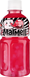 Изображение товара Напиток MARMELL со вкусом жевательной резинки Бабл Гам, с кусочками кокоса негазированный, 0.32л
