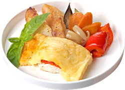 Филе куриное ЛЕНТА FRESH запеченное с томатами и картофелем айдахо, 280г