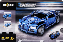 Изображение товара Конструктор KIBOX Машинка на радиоуправлении, 531 деталь, Арт. 54005