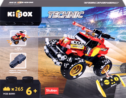 Изображение товара Конструктор KIBOX Внедорожник на радиоуправлении, развитие навыков детей