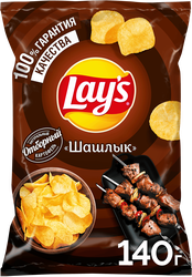 Изображение товара Чипсы картофельные LAY'S со вкусом шашлыка, 140г