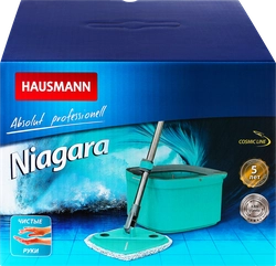 Набор для уборки HAUSMANN Niagara, швабра и ведро, с системой отжима, Арт. HM-S-01