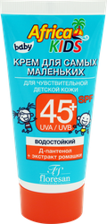Крем солнцезащитный детский FLORESAN COSMETIC Africa Kids для самых маленьких SPF45+, для чувствительной кожи, 50мл
