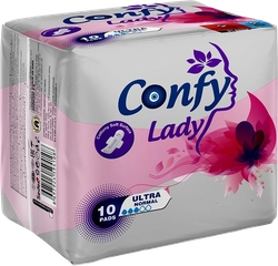 Прокладки гигиенические CONFY Lady Ultra Normal, 10шт