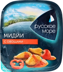 Мидии РУССКОЕ МОРЕ чилийские мясо с овощам (Беларусь) 150г