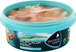 Коктейль из морепродуктов РУССКОЕ МОРЕ Морской микс в заливке (Беларусь) 300г