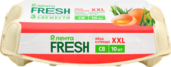 Яйцо куриное ЛЕНТА FRESH XXL СВ, 10шт