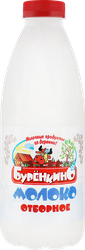 Изображение товара Молоко пастеризованное БУРЕНКИНО цельное отборное 3,2–6%, без змж, 900мл