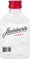 Водка МАЙКОПСКАЯ 40%, 0.1л