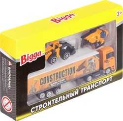 Набор игровой BIGGA Строительный транспорт, 3 предмета, Арт. BT960580