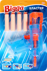 Изображение товара Набор игровой BIGGA Бластер с мягкими снарядами, 5 предметов, Арт. B1524806