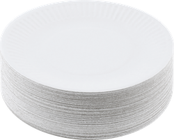 Изображение товара Тарелка одноразовая BONVIDA картон d=17cм, 100шт