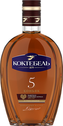 Коньяк КОКТЕБЕЛЬ 5 лет 40%, 0.375л