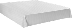 Изображение товара Простыня HOMECLUB 215x240см, белая, страйп-сатин