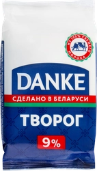 Творог DANKE 9%, без змж, 180г