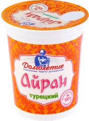 Напиток кисломолочный ДОЛГОЛЕТИЕ Айран Турецкий 1,8%, без змж, 180г