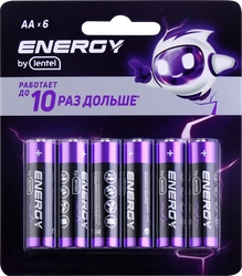 Элемент питания ENERGY BY LENTEL Alkaline battery, Арт. AA LR6-6B