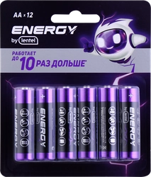 Элемент питания ENERGY BY LENTEL Alkaline battery, Арт. AA LR6-12B