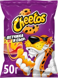 Чипсы кукурузные CHEETOS со вкусом ветчина и сыр, 50г