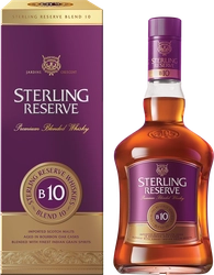 Виски STERLING RESERVE B10 Premium купажированный 40%, п/у, 0.75л