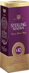 Виски STERLING RESERVE B10 Premium купажированный 40%, п/у, 0.75л