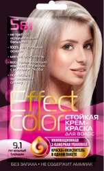 Краска для волос EFFECT COLOR 9.1 Пепельный блондин, 50мл