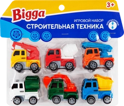 Игровой набор BIGGA Строительная техника, инерционный, 6 предметов, Арт. LM88061