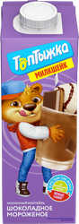 Изображение товара Коктейль молочный ТОПТЫЖКА со вкусом шоколадного мороженого 2%, без змж, 950г