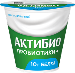 Изображение товара Биойогурт АКТИБИО Натуральный 3,5%, без змж, 220г