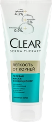 Маска-кондиционер для жирных волос СLEAR Derma therapy Легкость от корней, гелевая, 200мл