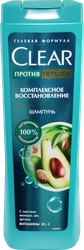 Шампунь для волос CLEAR Комплексное восстановление, против перхоти, 400мл