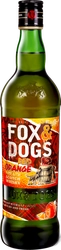 Напиток спиртной FOX & DOGS Red Orange, зерновой дистиллированный купажированный со вкусом красного апельсина 35%, 0.7л