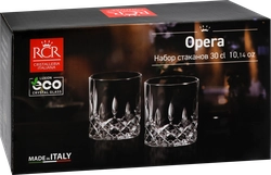 Набор стаканов для виски RCR Opera, 300мл, хрустальное стекло, Арт. 60969, 2шт