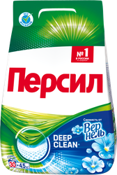 Стиральный порошок для белого белья ПЕРСИЛ Свежесть от ВЕРНЕЛЬ, автомат, 4,5кг