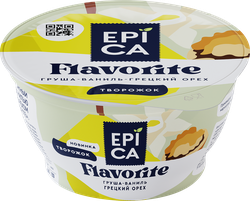Изображение товара Десерт творожный EPICA Flavorite Груша, ваниль, грецкий орех 8%, без змж, 130г