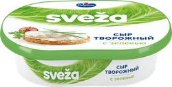 Сыр творожный SVEZA с зеленью 60%, без змж, 150г