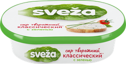 Изображение товара Сыр творожный SVEZA с зеленью 60%, без змж, 150г