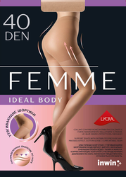 Колготки женские INWIN Femme by Ideal Body 40 den nero 4, Арт. 026PLT