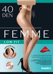 Колготки женские INWIN Femme by Inwin low fit 40 den nero 2, Арт. 028PLT