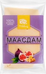 Сыр MILKBURG Маасдам 45%, без змж, 160г