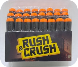 Набор игровой RUSH&CRUSH Бластер с мягкими снарядами, со звуковым эффектом, 29 предметов, Арт. DK00945856