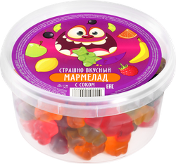 Изображение товара Мармелад жевательный фигурный в форме медведей, 350г