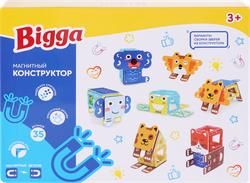 Изображение товара Конструктор магнитный BIGGA 35 деталей, Арт. LM676156