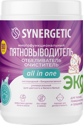 Изображение товара Отбеливатель-пятновыводитель для тканей и поверхностей SYNERGETIC кислородный, 900г