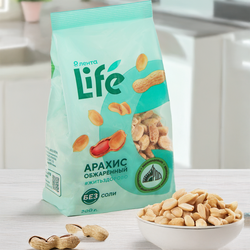 Арахис ЛЕНТА LIFE жареный без соли, 200г